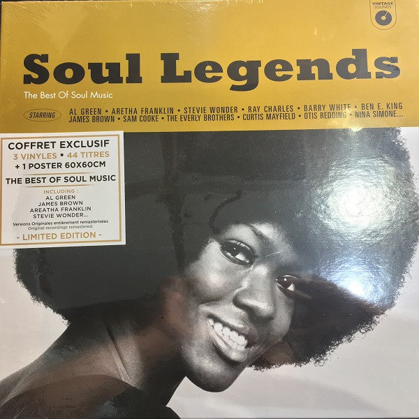 Various - Soul Legends (The Best Of Soul Music) (3xLP, RM + Box, Comp, Ltd)