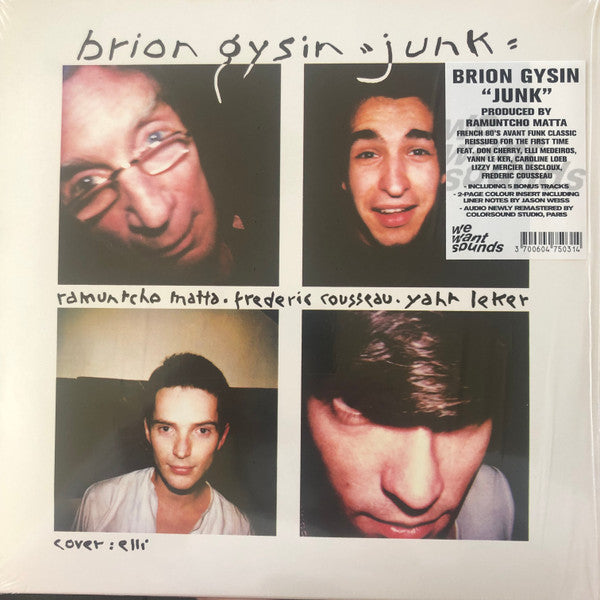 Brion Gysin - Junk (LP, Comp)
