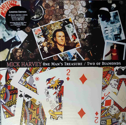 Mick Harvey - One Man's Treasure / Two Of Diamonds (LP, Album, RE, Gol + LP, Album, RE, Red + Album, C)
