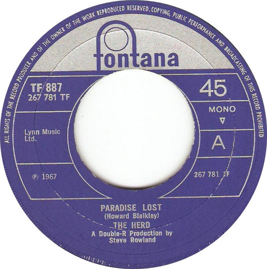 The Herd* - Paradise Lost (7", Single)