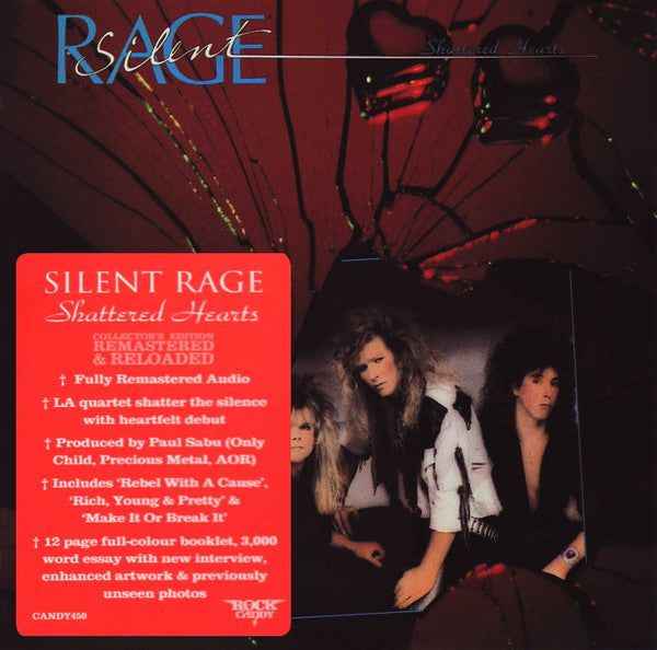 Silent Rage (2) - Shattered Hearts (CD, Album, RE, RM)