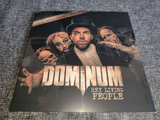 Dominum - Hey Living People (LP, Album, Ltd, Cle)