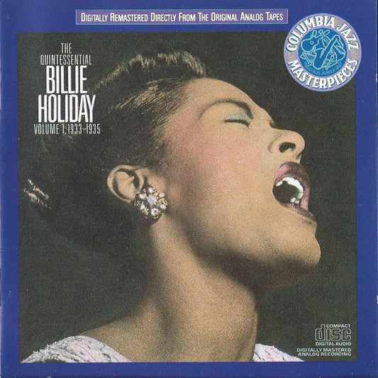 Billie Holiday - The Quintessential Billie Holiday Volume 1, 1933-1935 (CD, Comp, RM)