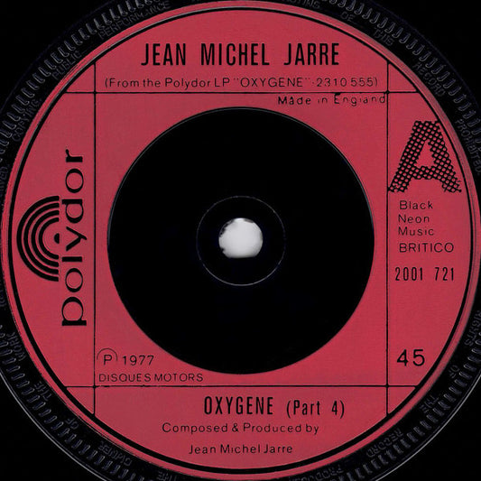 Jean Michel Jarre* - Oxygene (Part 4) (7", Single, Red)
