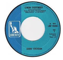 Eddie Cochran - C'mon Everybody (7", Single)