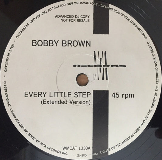 Bobby Brown - Every Little Step (12", Promo)