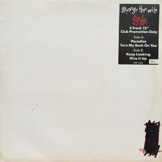Sade - Stronger Than Pride (12", Num, Promo, Smplr, W/Lbl)
