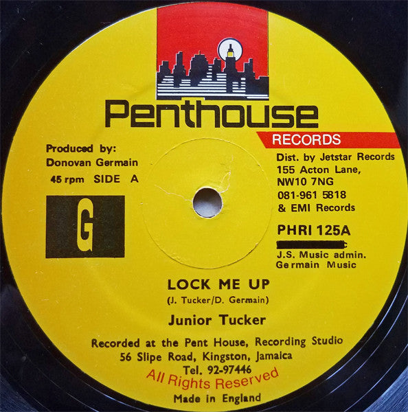Junior Tucker - Lock Me Up (12")