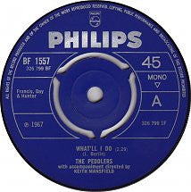 The Peddlers With Accompaniment Directed By Keith Mansfield - What'll I Do (7", Single, Mono, 3-p)