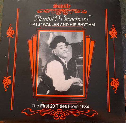 Fats Waller And His Rhythm* - Armful O' Sweetness (LP, Comp, Mono)