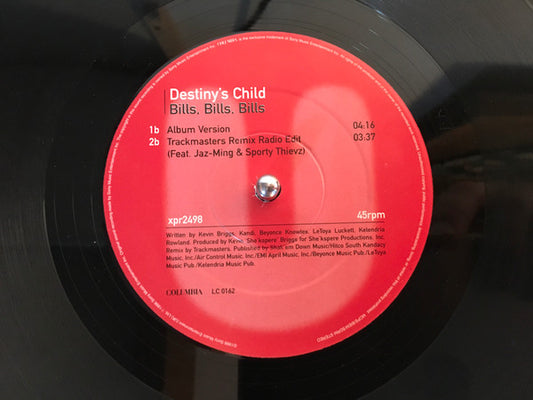 Destiny's Child - Bills, Bills, Bills (12", Promo)