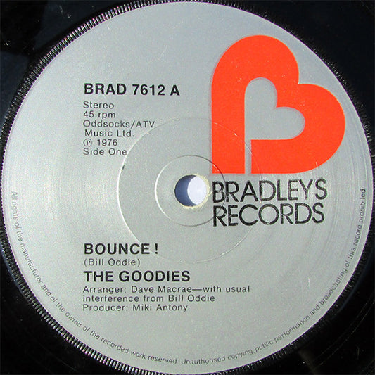 The Goodies - Bounce! (7", Single, Sol)