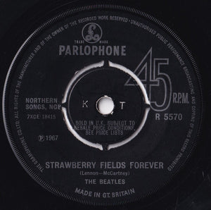 The Beatles - Strawberry Fields Forever / Penny Lane (7", Single, Pus)