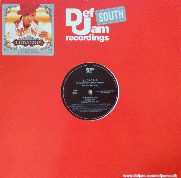 Ludacris - The Red Light District [Album Sampler] (12", Promo, Smplr)