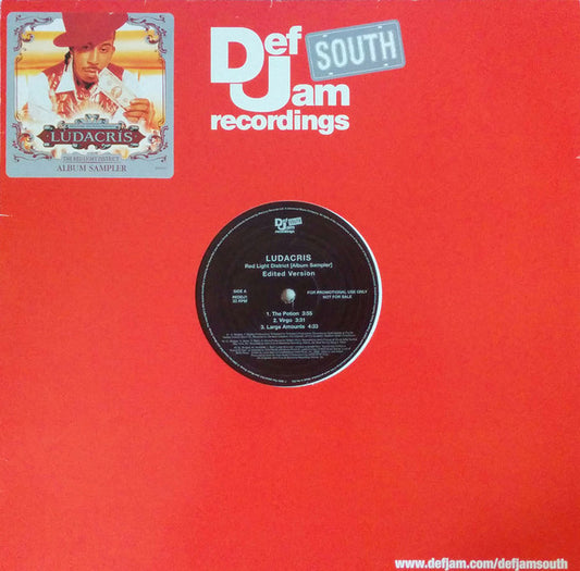 Ludacris - The Red Light District [Album Sampler] (12", Promo, Smplr)