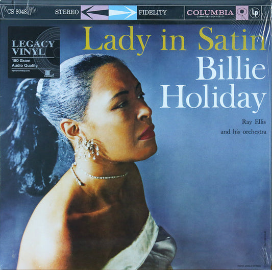 Billie Holiday With Ray Ellis And His Orchestra - Lady In Satin (LP, Album, RE, 180)