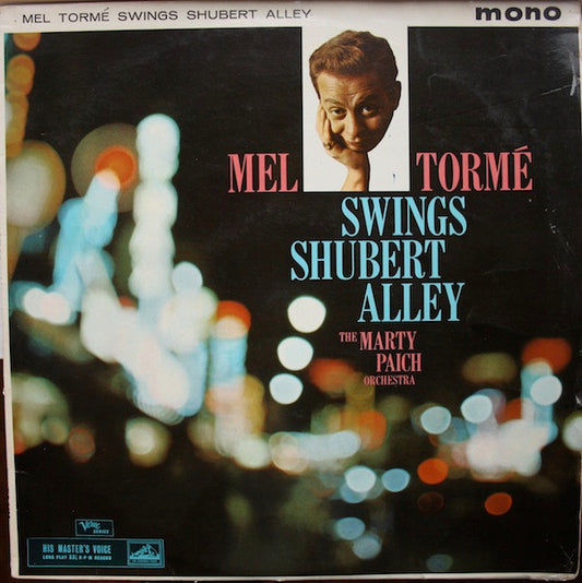 Mel Tormé With The Marty Paich Orchestra* - Swings Shubert Alley (LP, Album, Mono)