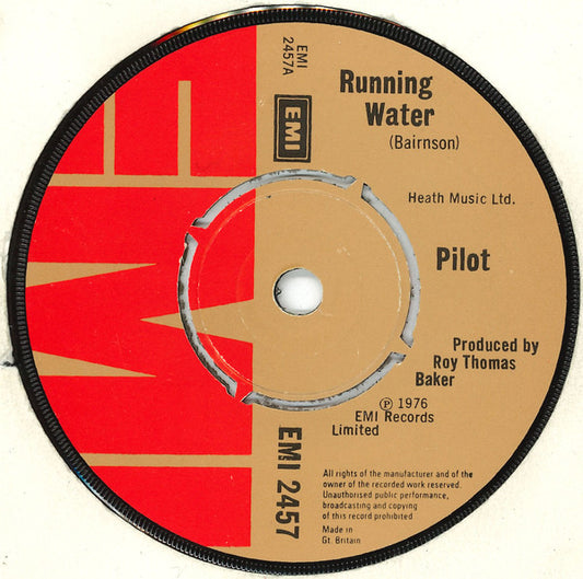 Pilot - Running Water (7", Single)