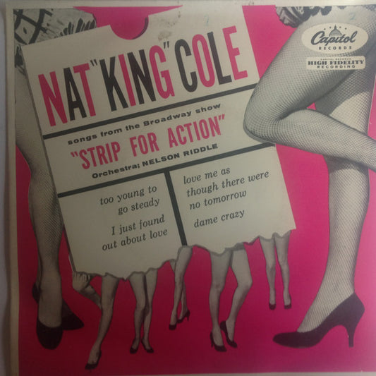 Nat "King" Cole* - Songs From The Broadway Show "Strip For Action" (7", EP)