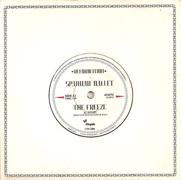 Spandau Ballet - The Freeze (7", Single)