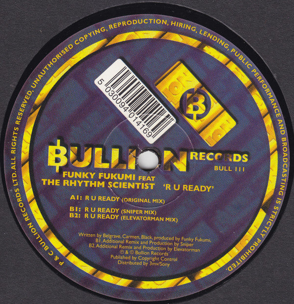DJ Fukumi & The Rhythm Scientist - R U Ready (12")
