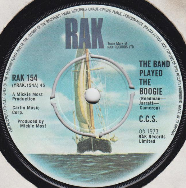 C.C.S.* - The Band Played The Boogie (7", Single)