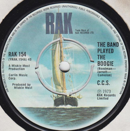 C.C.S.* - The Band Played The Boogie (7", Single)
