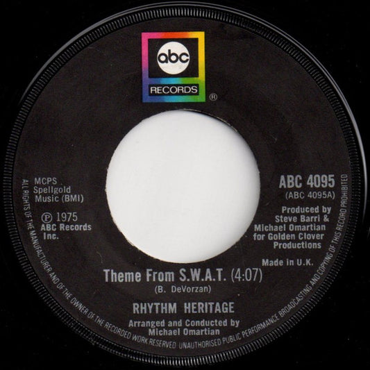 Rhythm Heritage - Theme From S.W.A.T. (7", Lar)