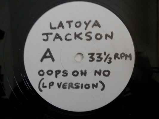 Latoya Jackson* - Oops, Oh No (12", S/Sided)