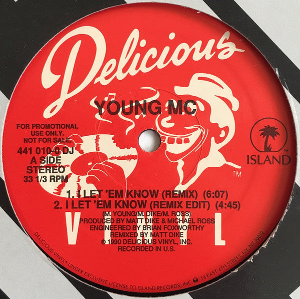 Young MC - Let 'Em Know (Remix) (12", Promo)