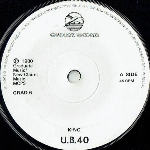 U.B.40* - King / Food For Thought (7", Pap)