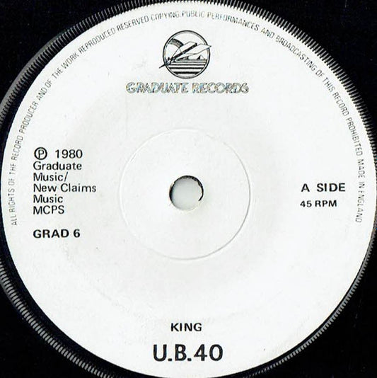 U.B.40* - King / Food For Thought (7", Pap)