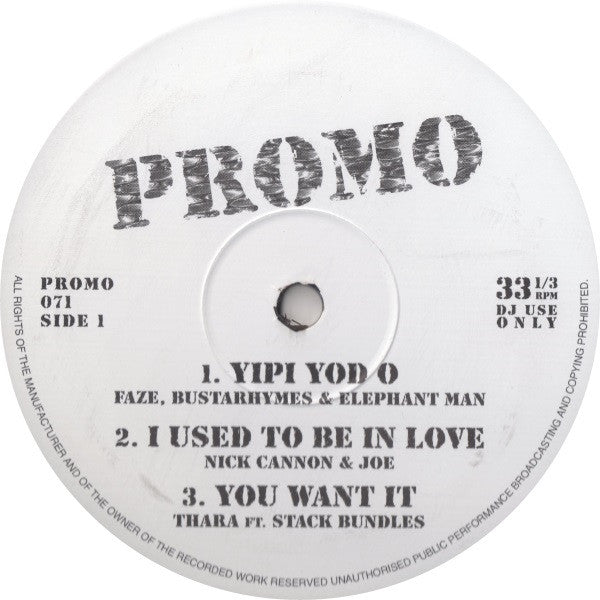 Various - PROMO 071 (12", Promo, Unofficial)