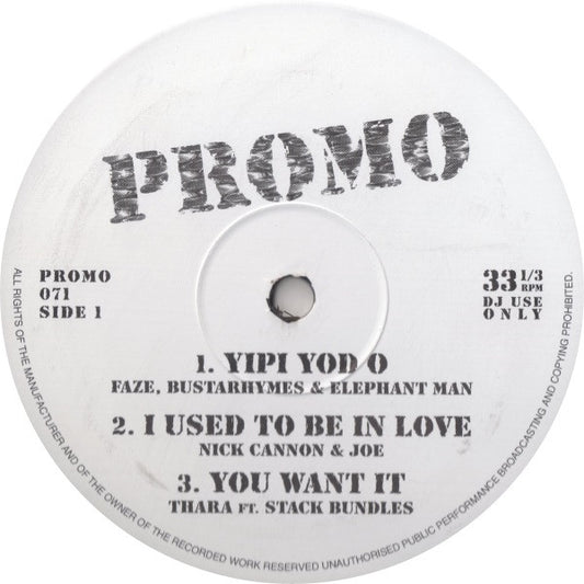 Various - PROMO 071 (12", Promo, Unofficial)