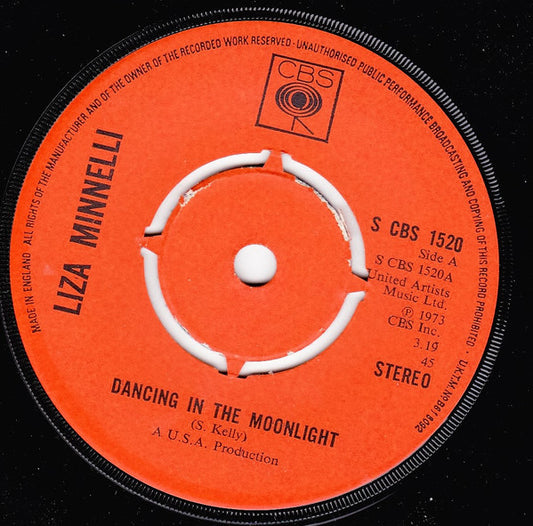 Liza Minnelli - Dancing In The Moonlight (7")