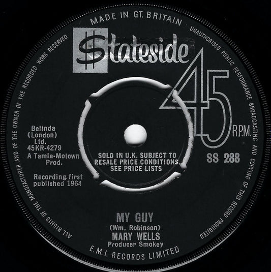 Mary Wells - My Guy (7", Single)