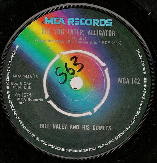 Bill Haley And His Comets - See You Later, Alligator (7")