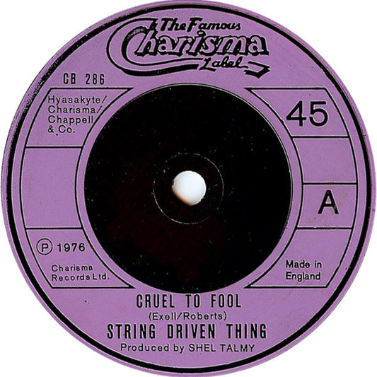 String Driven Thing - Cruel To Fool (7", Pur)