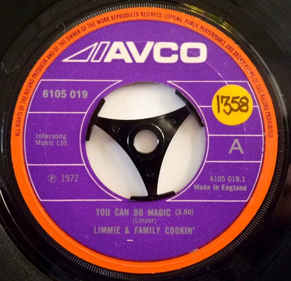 Limmie & Family Cookin' - You Can Do Magic (7", Single, Pap)