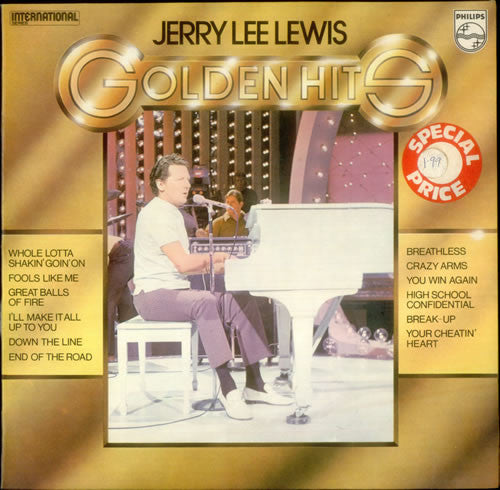 Jerry Lee Lewis - Golden Hits (LP, Album, RE)