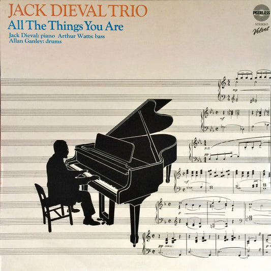 Jack Diéval Trio - All The Things You Are (LP, Album)