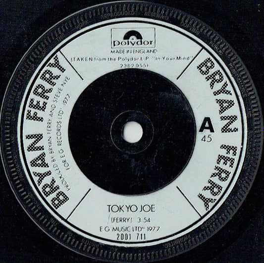 Bryan Ferry - Tokyo Joe (7", Single)