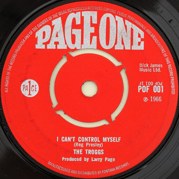 The Troggs - I Can't Control Myself  (7", Single, Mono, 4-P)