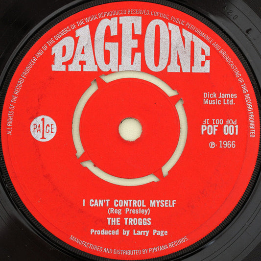 The Troggs - I Can't Control Myself  (7", Single, Mono, 4-P)