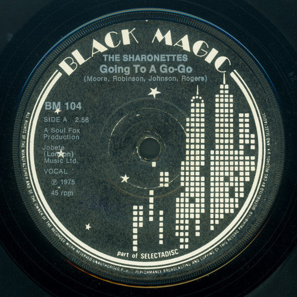 The Sharonettes - Going To A Go-Go (7", Single, Sol)