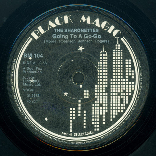 The Sharonettes - Going To A Go-Go (7", Single, Sol)