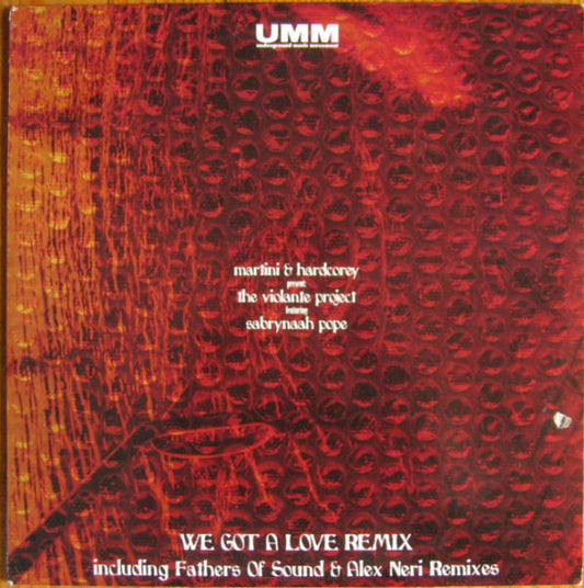 Martini & Hardcorey Presents The Violante Project Featuring Sabrynaah Pope - We Got A Love Remix (12")
