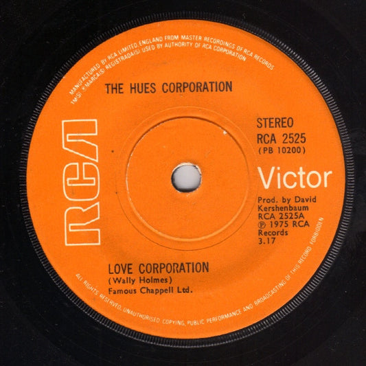 The Hues Corporation - Love Corporation (7", Single)