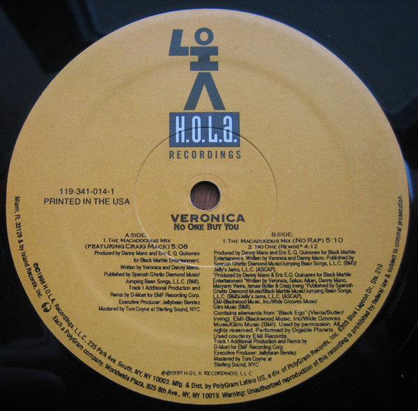 Veronica - No One But You (12")