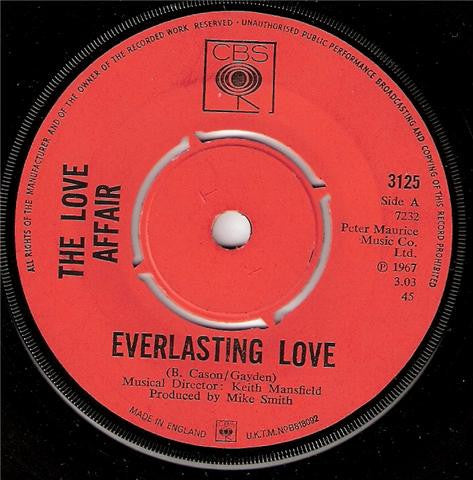 The Love Affair - Everlasting Love (7